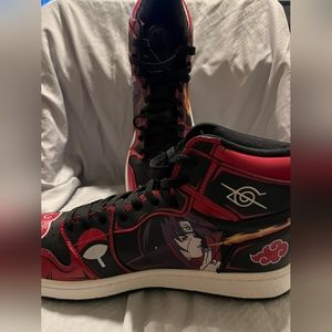 Custom Anime Naruto sneakers size 13 men